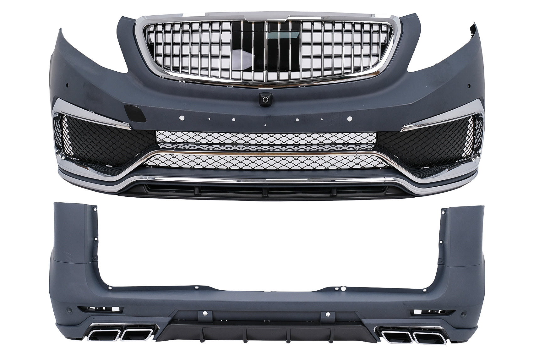 Bodykit Stoßstange für Mercedes V-Klasse W447 2014-03.2019 2020 Design Kühlergrill Carpartstuning Austria