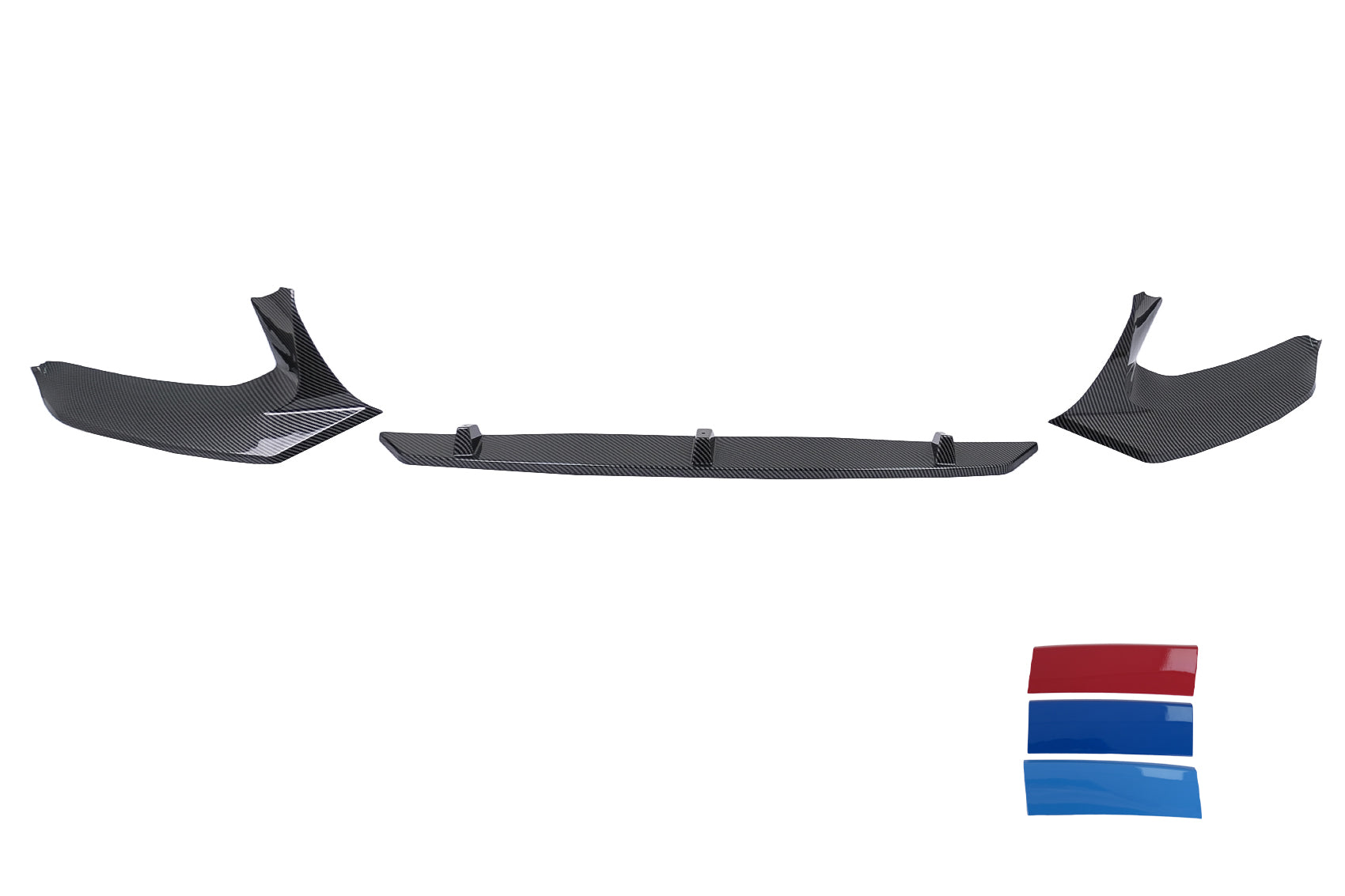 Stoßstange Spoiler Lippe für BMW 5er G30 G31 2017-2019 M5 Design Carbon Look 3 Farben Carpartstuning Austria