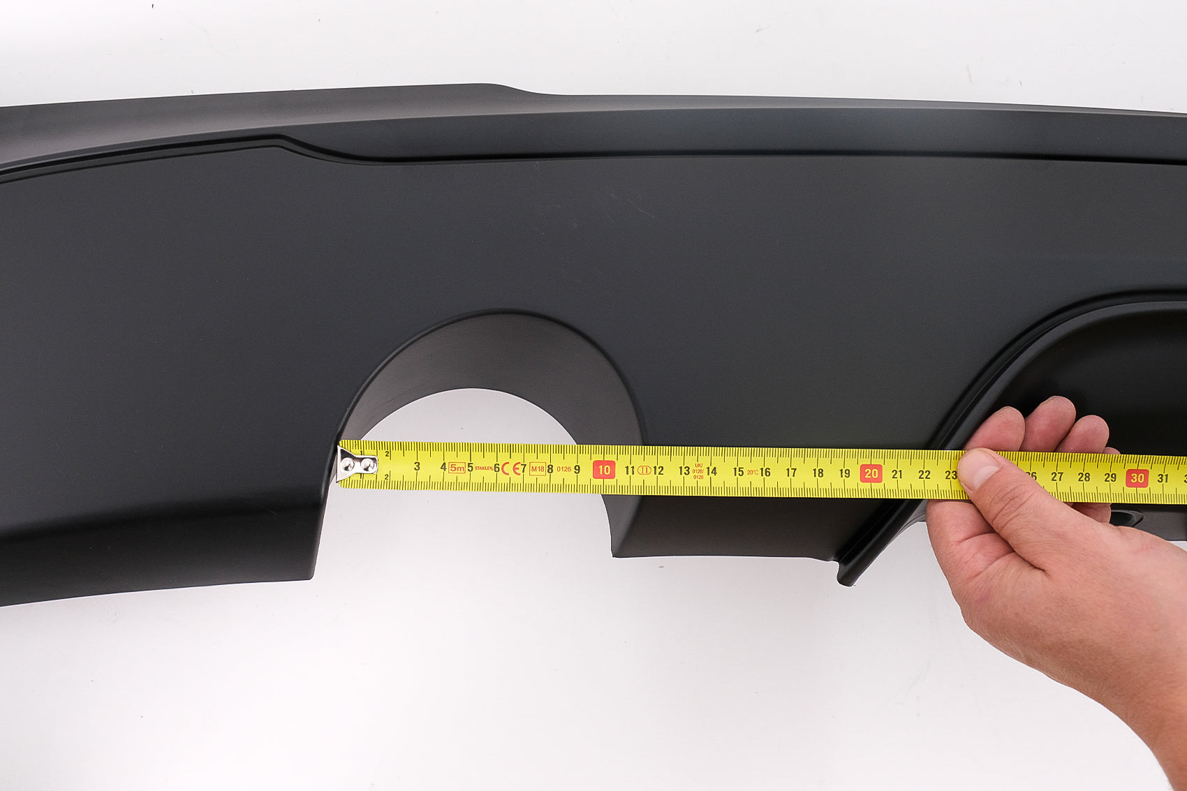 Stoßstange Spoiler Luftverteiler Linke Einzelsteckdose für BMW 2er F22 F23 13+ Mattschwarz Carpartstuning Austria