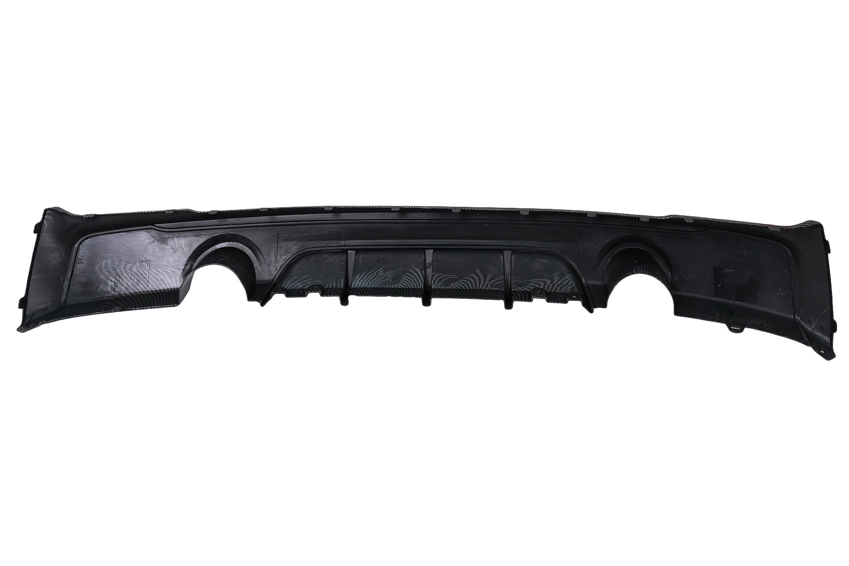 Stoßstange Spoiler Diffusor Doppelter Ausgang für Einzelauspuff Für BMW 2 F22 F23 2013- Carbon Look Carpartstuning Austria