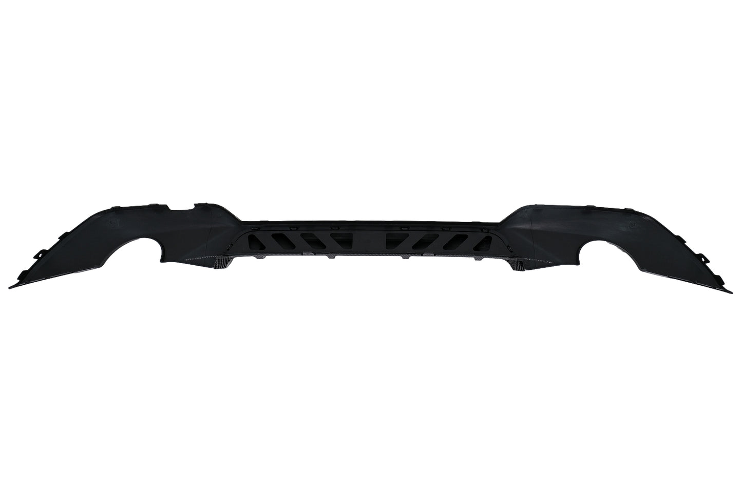 Stoßstange Diffusor Doppelter Ausgang Einzelauspuff für BMW 3er G20 G28 G21 18-22 Mittlerer Carbon-Look Carpartstuning Austria