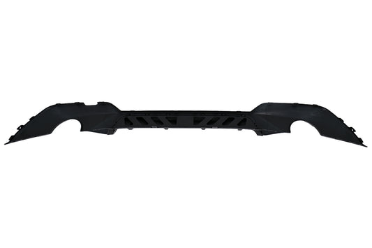 Stoßstange Diffusor Doppelter Ausgang Einzelauspuff für BMW 3er G20 G28 G21 18-22 Mittlerer Carbon-Look Carpartstuning Austria