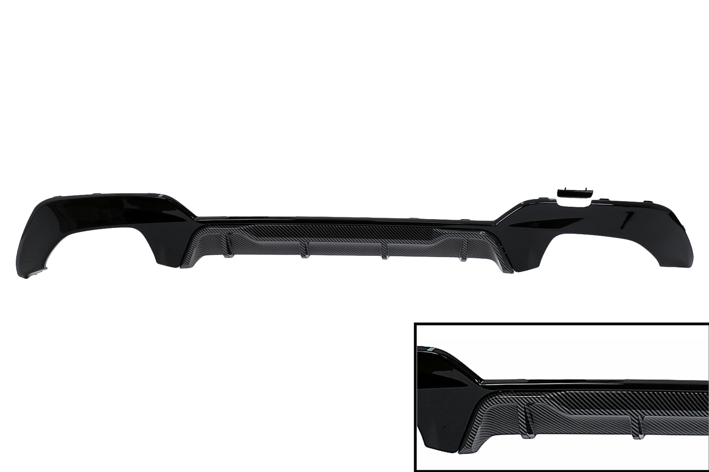 Stoßstange Luftverteiler für BMW 3 G20 G28 Limousine G21 Touring 18-22 Mittlerer Carbon-Look Carpartstuning Austria