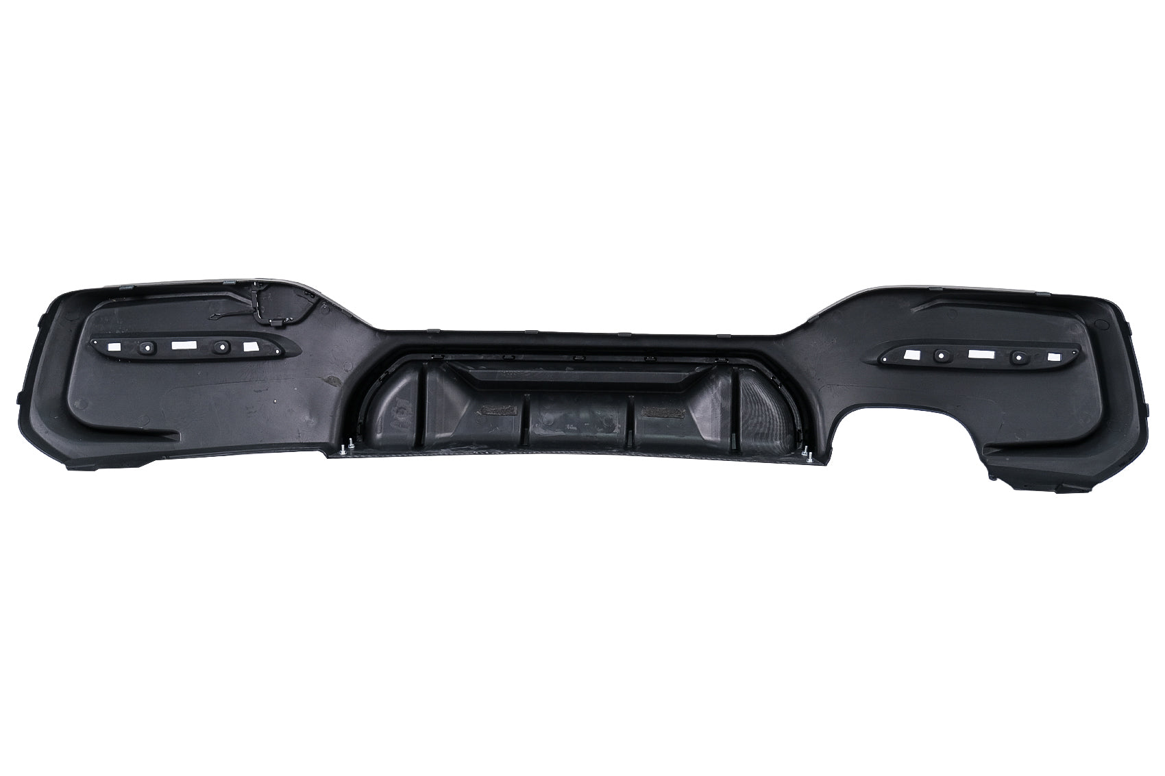 Stoßstange Luftverteiler Diffusor Linker Doppelt Auslauf für BMW 1er F20 F21 LCI 15-19 Schwarz & Carbon Look Carpartstuning Austria