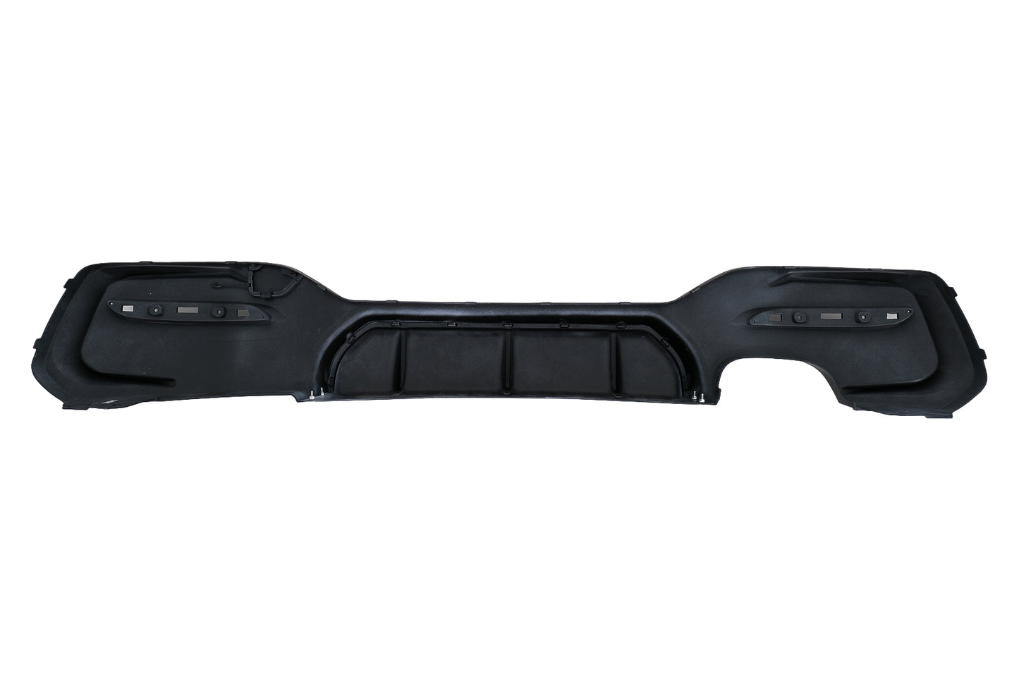 Stoßstange Diffusor Linker Doppelt Auslauf für BMW 1er F20 F21 LCI 2015-2019 Mattschwarz Carpartstuning Austria