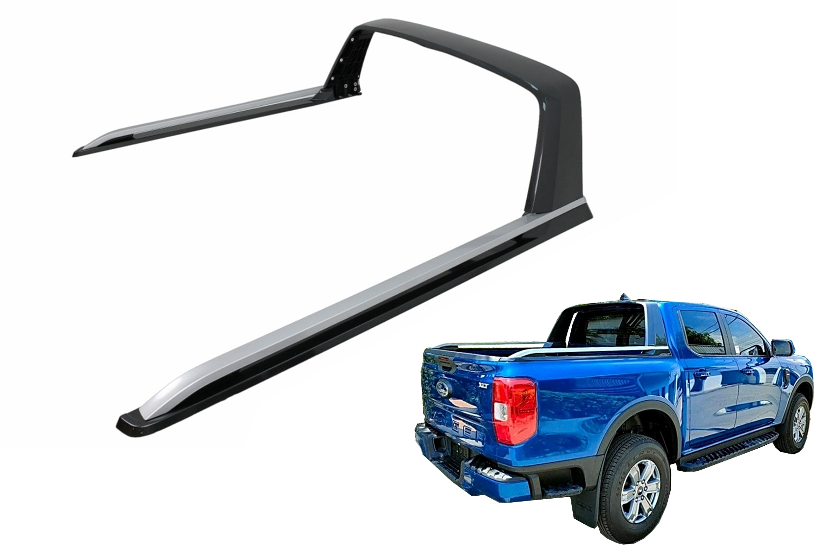 Roll Bar Rollbar Off Road für Ford Ranger T6 T7 T8 Doppelkabine 2015-2022 Carpartstuning Austria