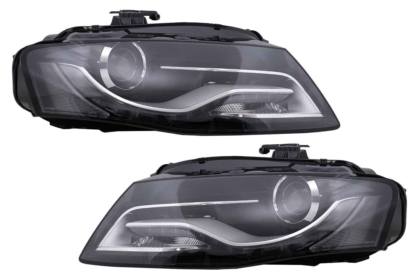 LED DRL Scheinwerfer Tagfahrlicht für Audi A4 B8 8K 2009-10.2011 Schwarz Carpartstuning Austria