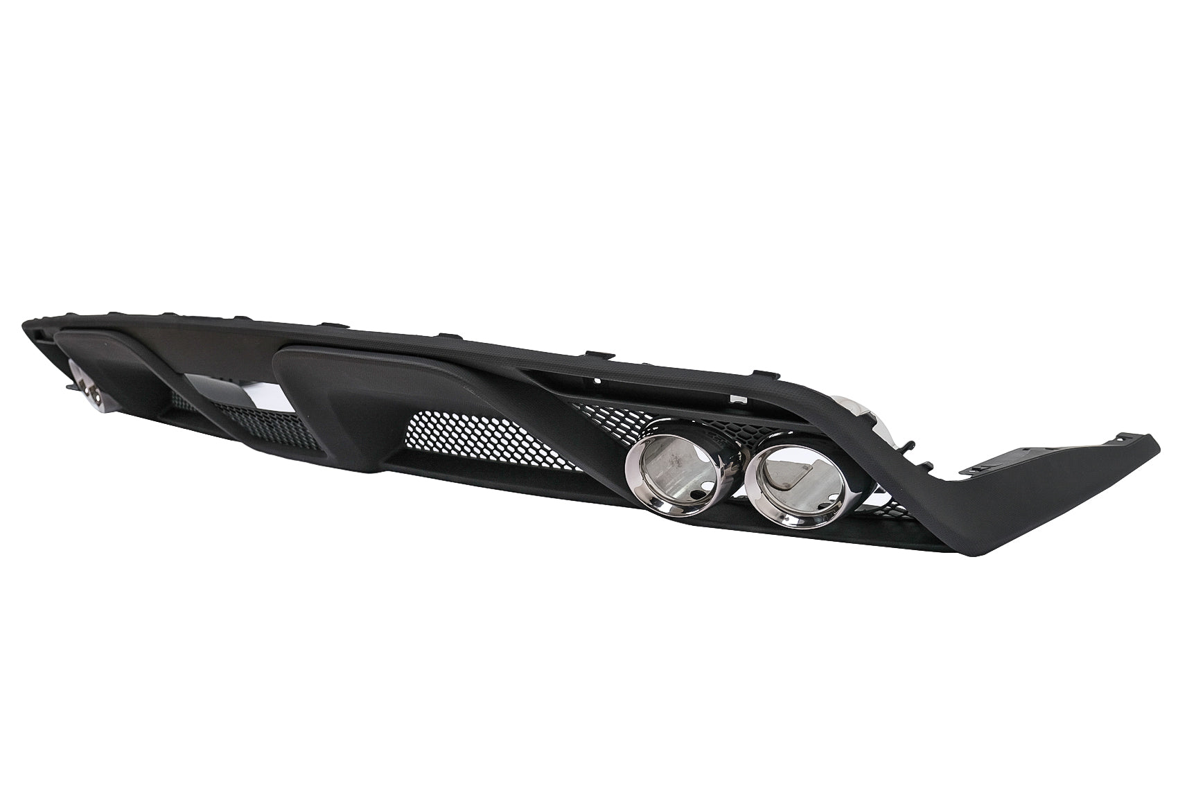 Stoßstangen Diffusor Endrohre für Ford Mustang Mk6 Sechste Generation 15-17 Auspuffspitzen Carpartstuning Austria