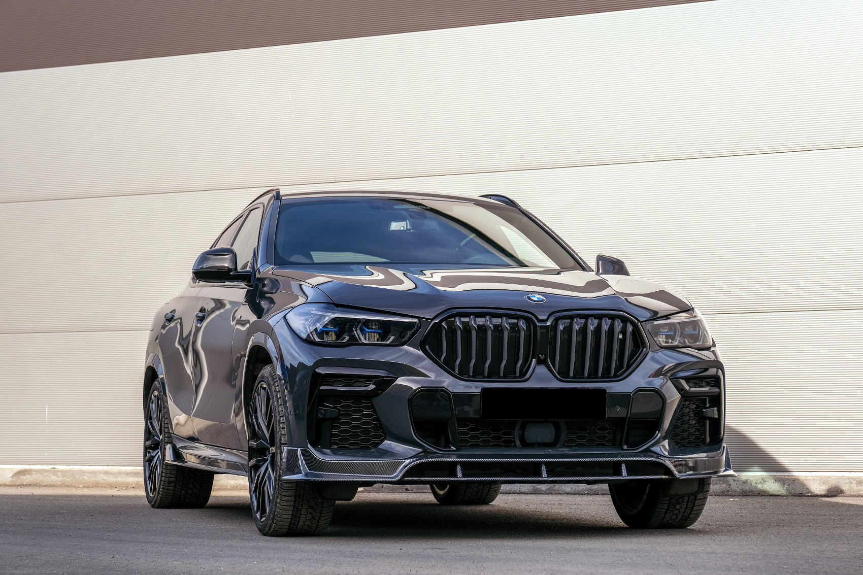 Aero BodyKit für BMW X6 G06 19-03.23 M-Tech Kohlenstofffilm Diffusor Erweiterungen Carpartstuning Austria