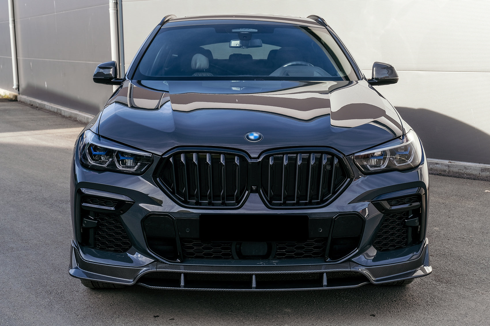 Aero BodyKit für BMW X6 G06 19-03.23 M-Tech Kohlenstofffilm Diffusor Erweiterungen Carpartstuning Austria