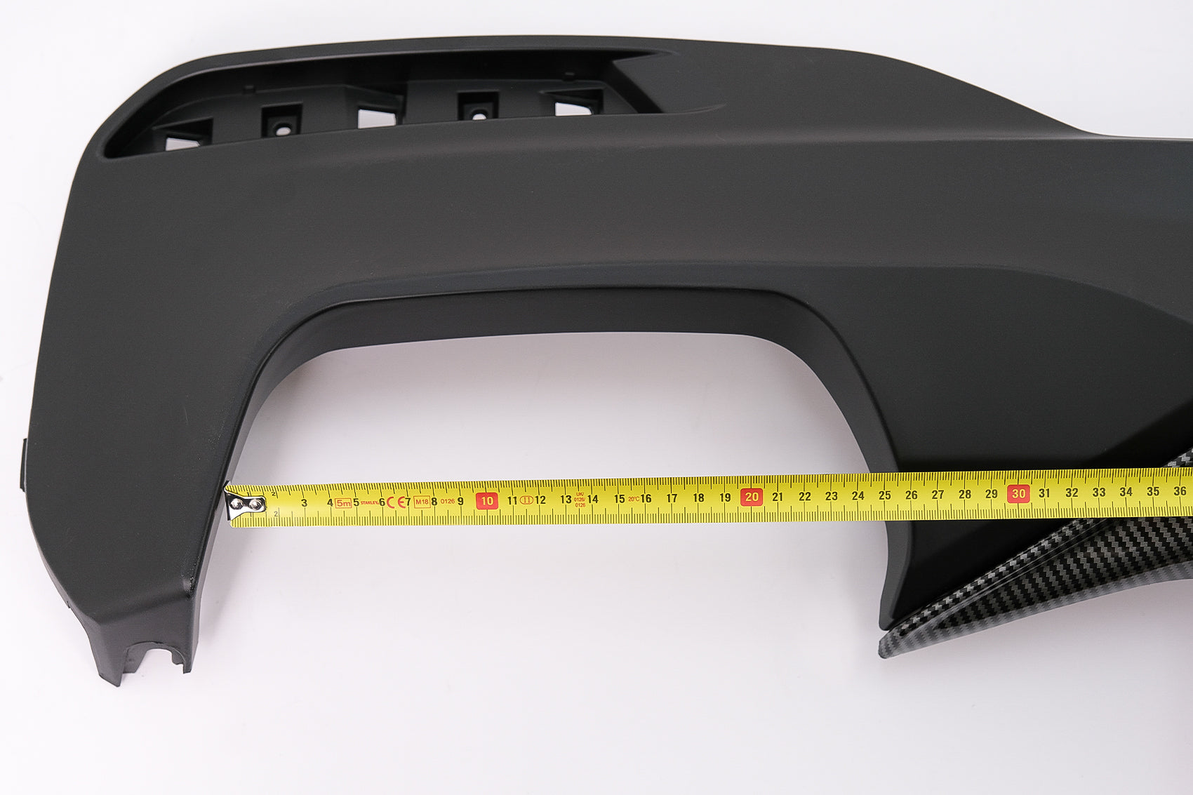 Stoßstange Diffusor für BMW 5er G30 G31 2017-2019 Mattschwarz und Carbon-Look Carpartstuning Austria