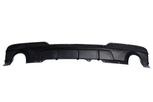 Stoßstange Luftverteiler Doppelter Ausgang Einzelauspuff für BMW 5er F10 F11 Schwarz Carpartstuning Austria