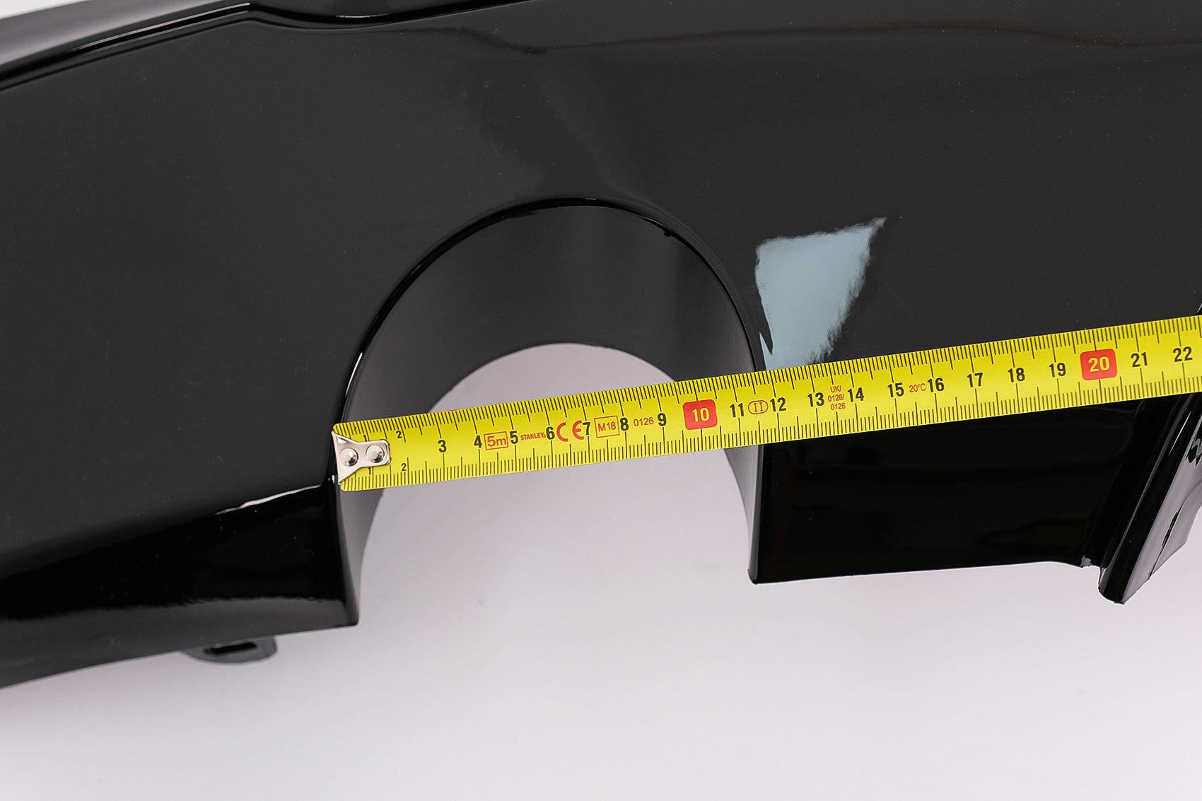 Stoßstange Spoiler Luftverteiler Linke Einzelsteckdose für BMW 2er F22 F23 13+ Glanzend zwart Carpartstuning Austria