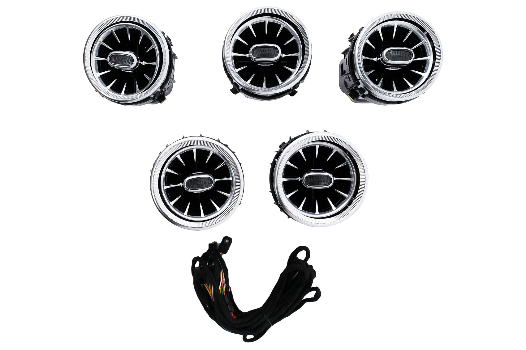 AC Lüftungsgitter vorne für Mercedes C W205 GLC SUV X253 W253 14–18 Carpartstuning Austria