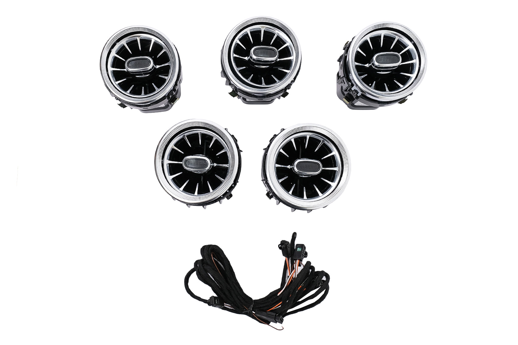 Konsole Panel Dashboard Schalter Rahmen Kohlenstoff für Mercedes W177 V177 LHD Carpartstuning Austria