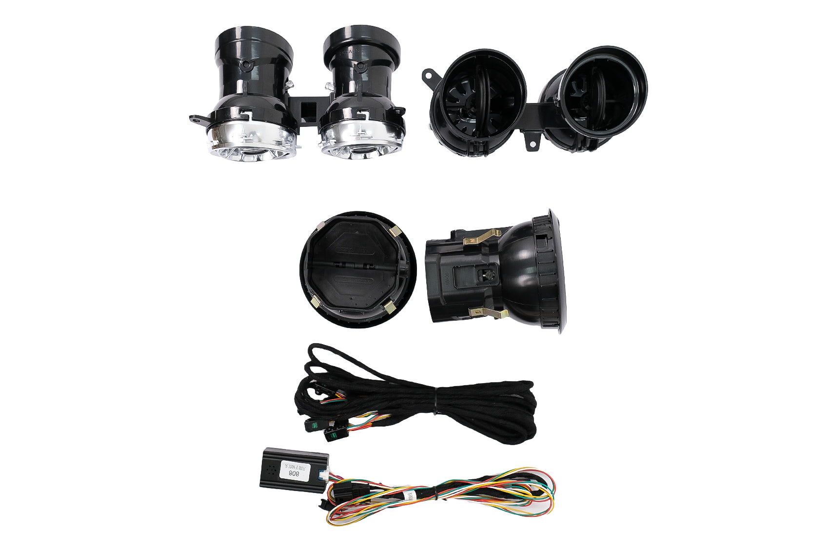 Konsole Panel Dashboard Schalter Rahmen Kohlenstoff für Mercedes W177 V177 LHD Carpartstuning Austria