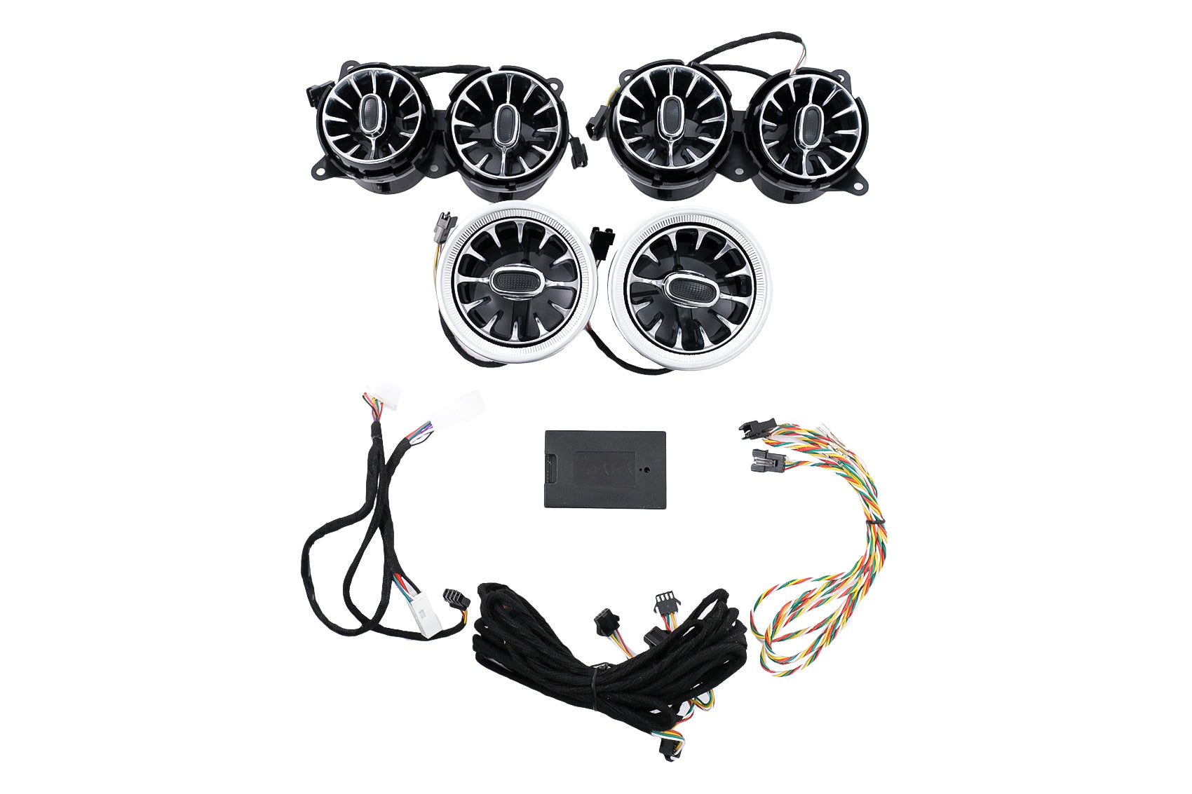 Konsole Panel Dashboard Schalter Rahmen Kohlenstoff für Mercedes W177 V177 LHD Carpartstuning Austria