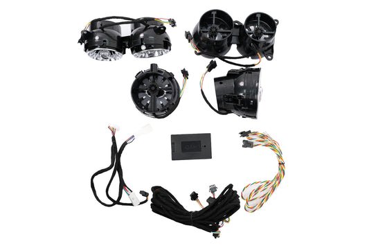 Konsole Panel Dashboard Schalter Rahmen Kohlenstoff für Mercedes W177 V177 LHD Carpartstuning Austria