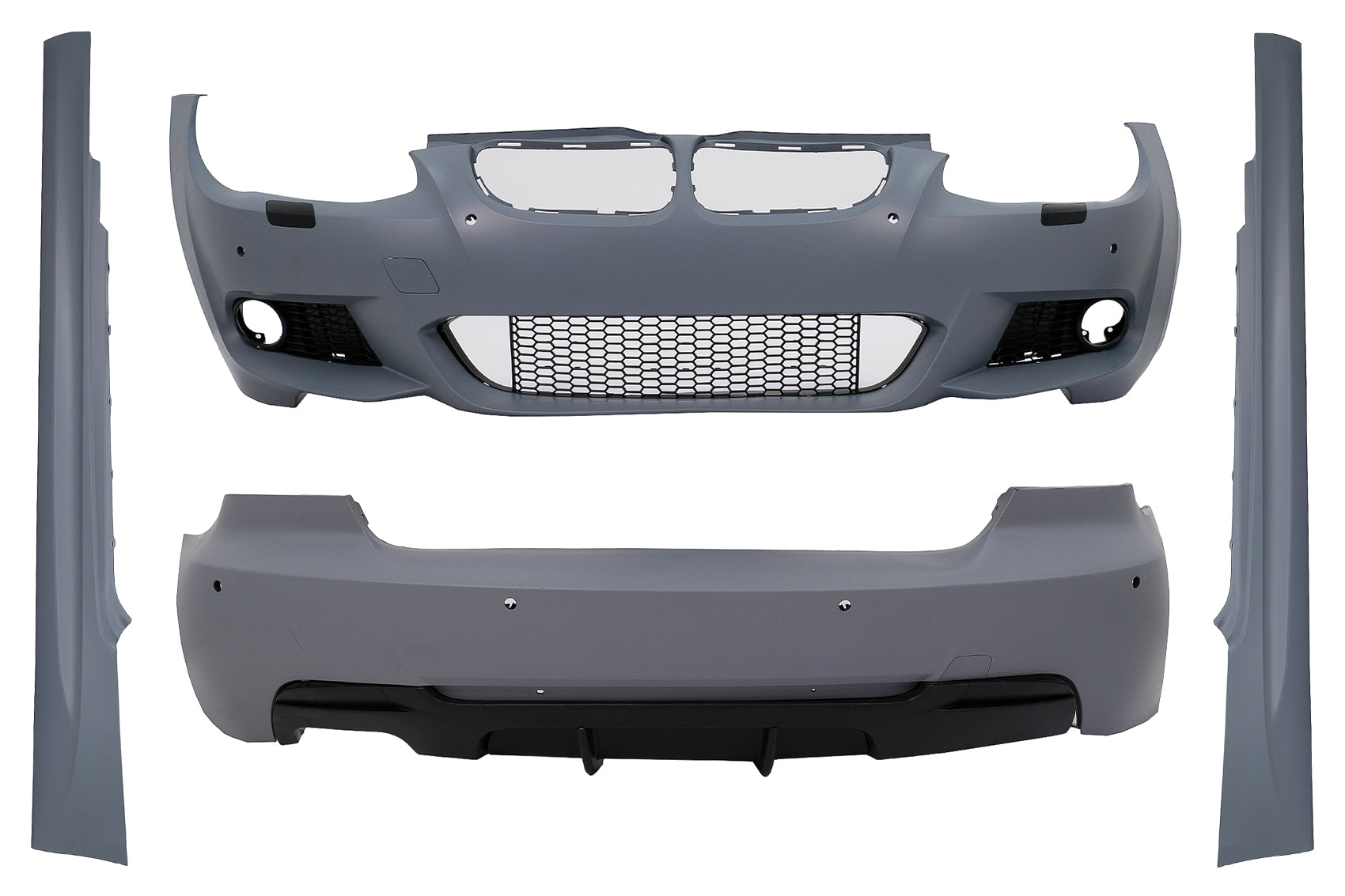 Bodykit für BMW 3er E92 E93 LCI 2010-2014 Stoßstange Seitenschweller PDC SRA Carpartstuning Austria