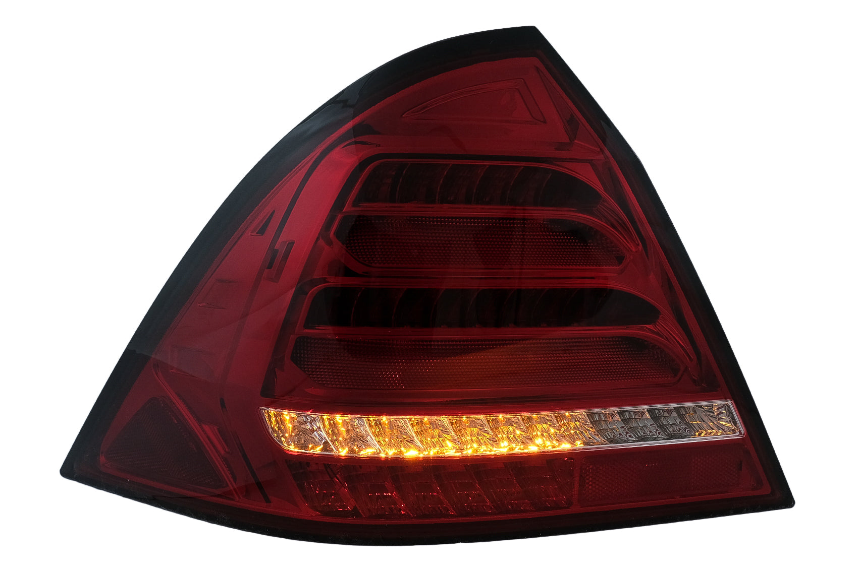 Voll-LED-Rücklichter Rückleuchten Für Mercedes C-Klasse W203 Limousine 2000-2004 Rot klar Dynamischer Blinker Carpartstuning Austria