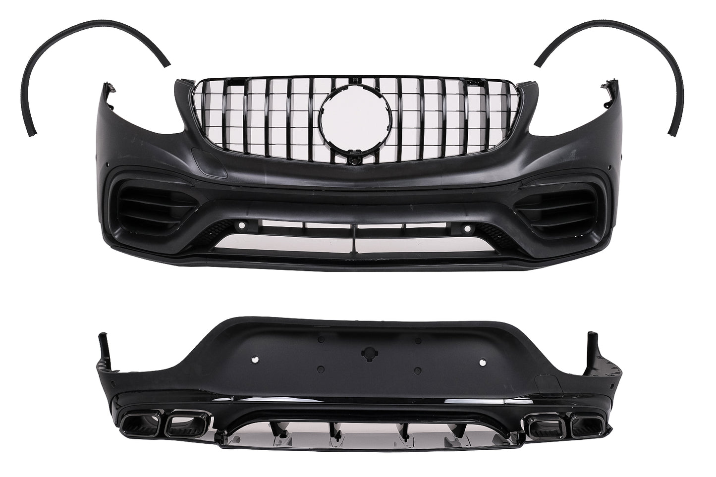 Bodykit für Mercedes GLC Coupe C253 15- 07.19 Stoßstange Radhäuser C63 Look Carpartstuning Austria