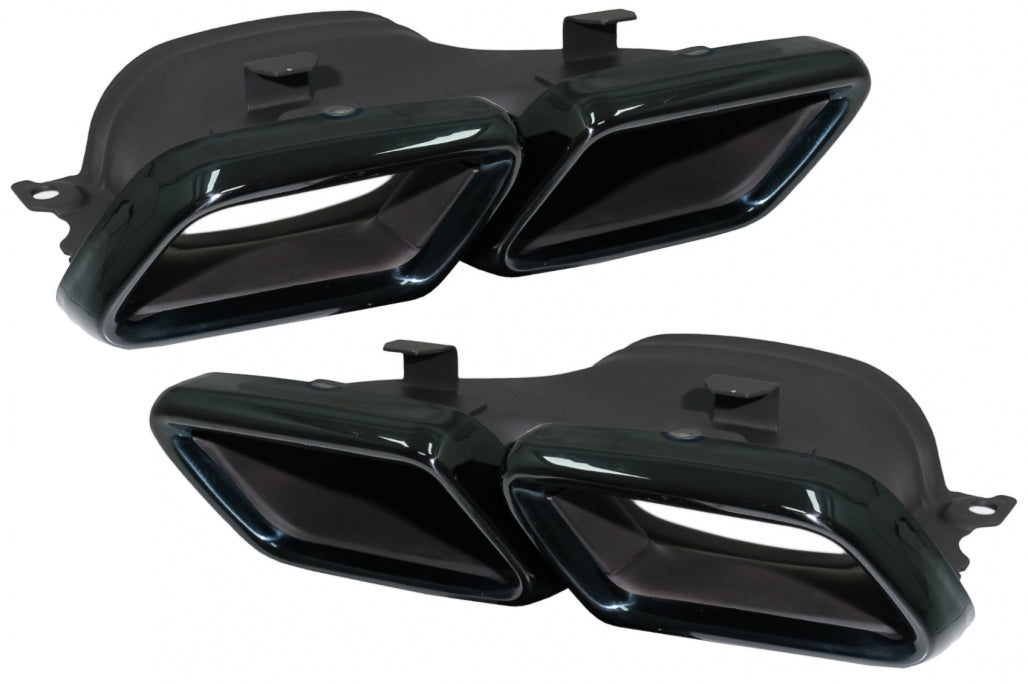 Stoßstangen Luftverteiler für Mercedes E-Klasse W213 S213 Standard 16-19 Endrohre Carpartstuning Austria