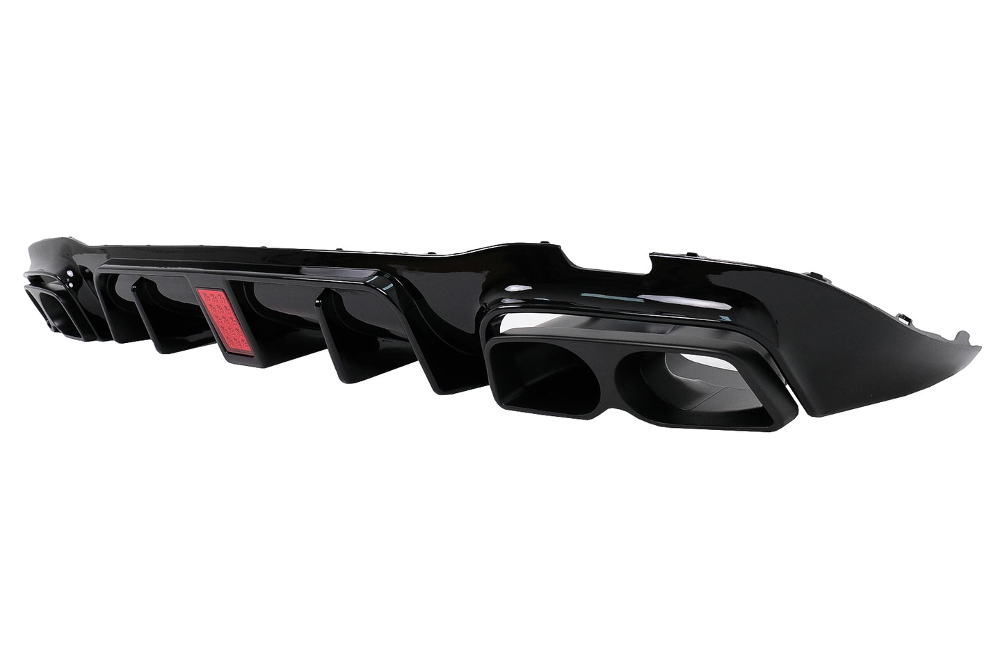 Stoßstange Diffusor Luftverteiler für Mercedes E W213 Sport Line 2016–2019 Schwarz Endrohre Carpartstuning Austria