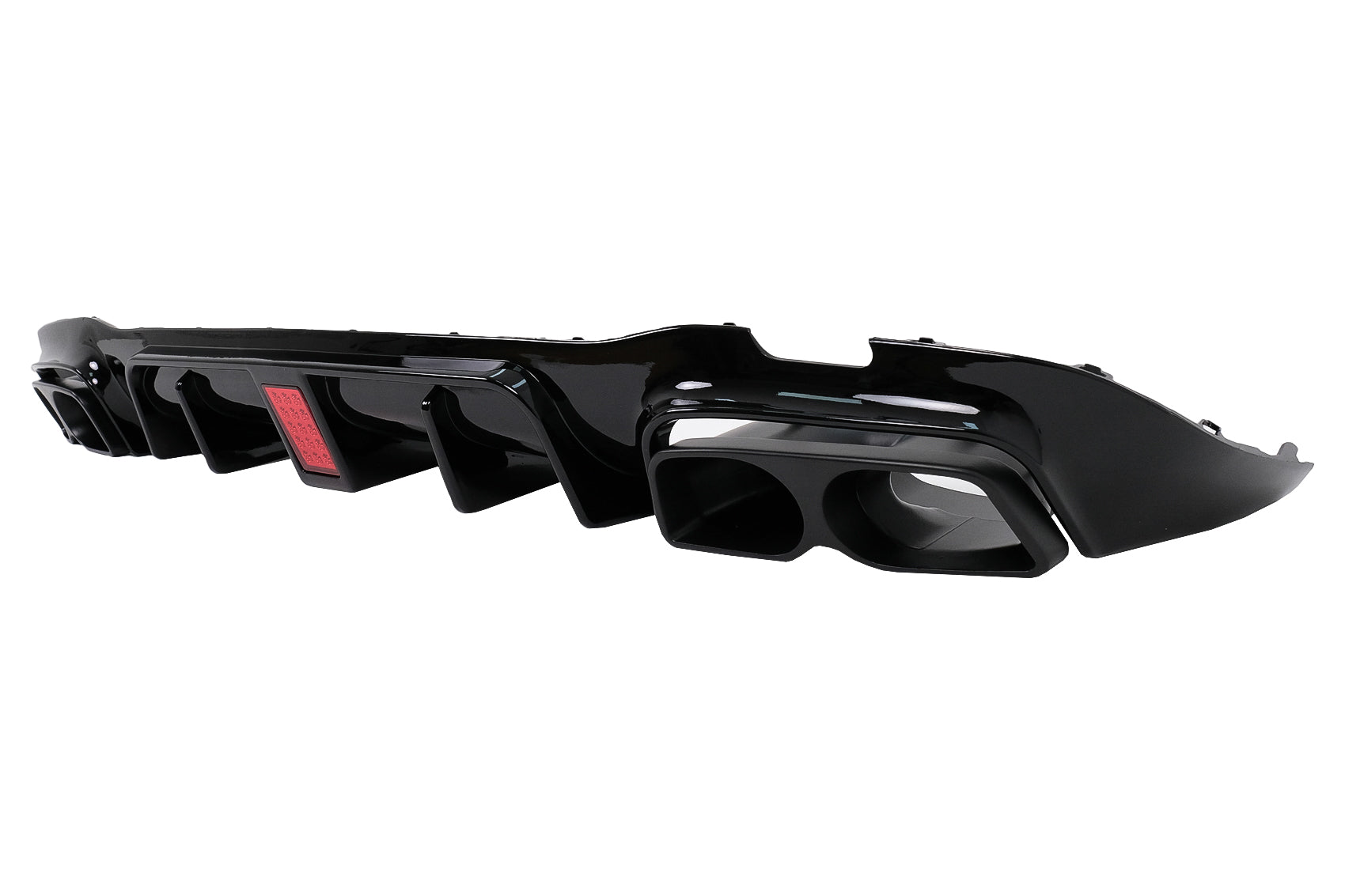 Stoßstange Diffusor Luftverteiler für Mercedes E W213 Sport Line 2016–2019 Schwarz Endrohre Carpartstuning Austria