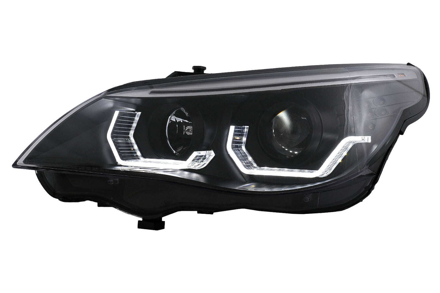 LED TFL Tagfahrlicht Angel Eyes Scheinwerfer für BMW 5er E60 E61 2003-2007 LCI Look Carpartstuning Austria