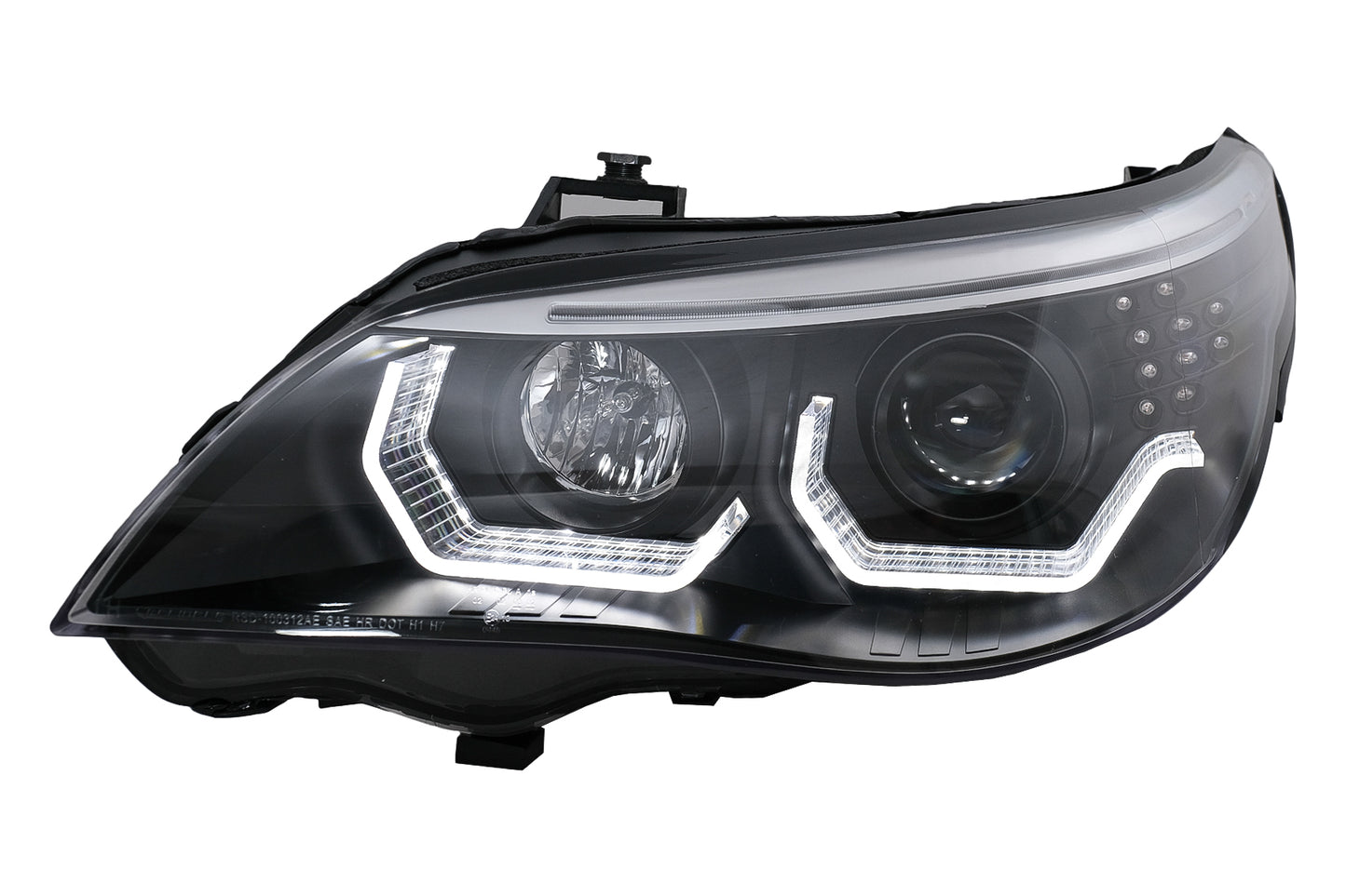 LED TFL Tagfahrlicht Angel Eyes Scheinwerfer für BMW 5er E60 E61 2003-2007 LCI Look Carpartstuning Austria