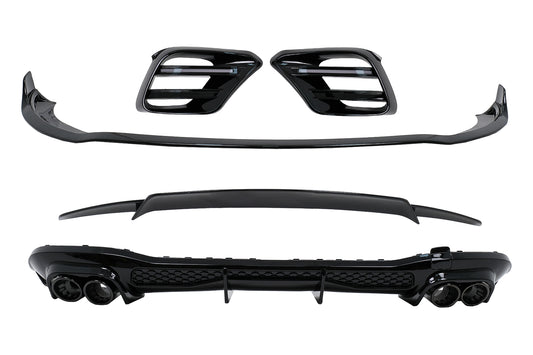 Aero BodyKit Spoiler für Mercedes S-Klasse W223 Sport Line 2020+ Stoßstange Diffusor Carpartstuning Austria