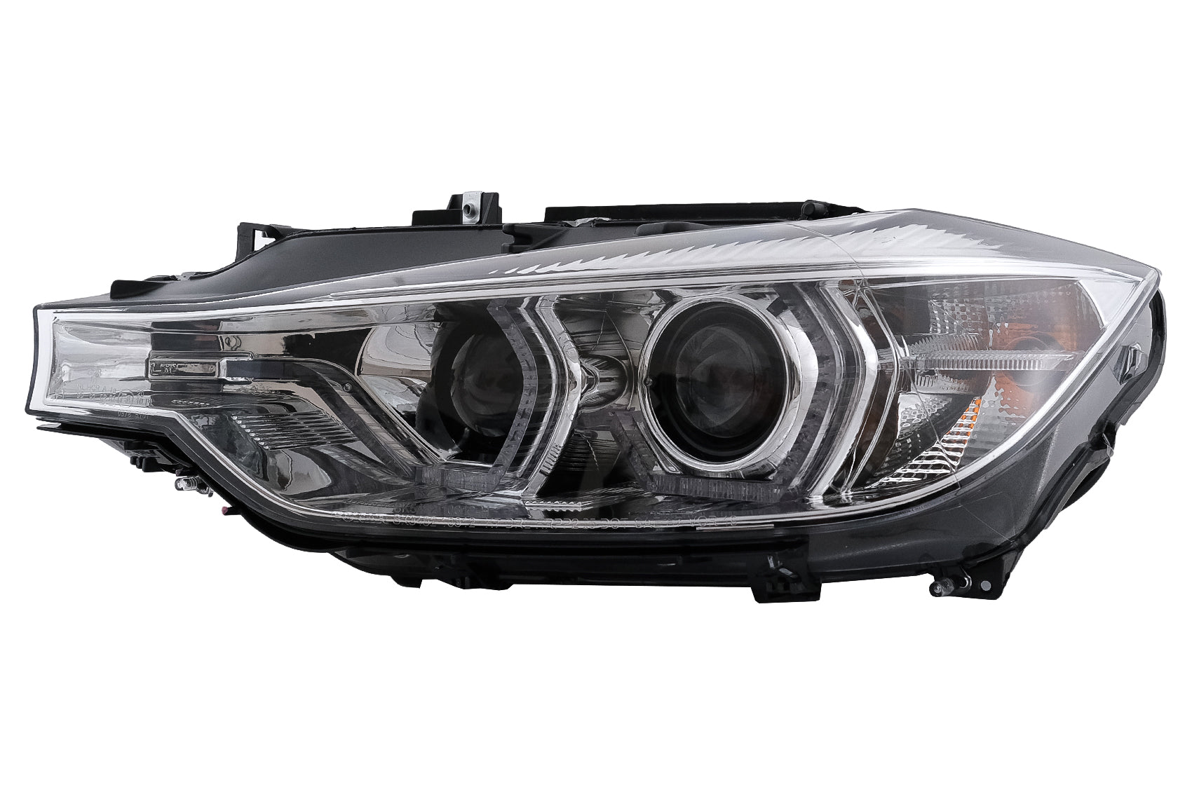 XENON-Scheinwerfer Angel Eyes für BMW 3 F30 F31 Limousine Touring 10.11-05.2015 Chrom Carpartstuning Austria