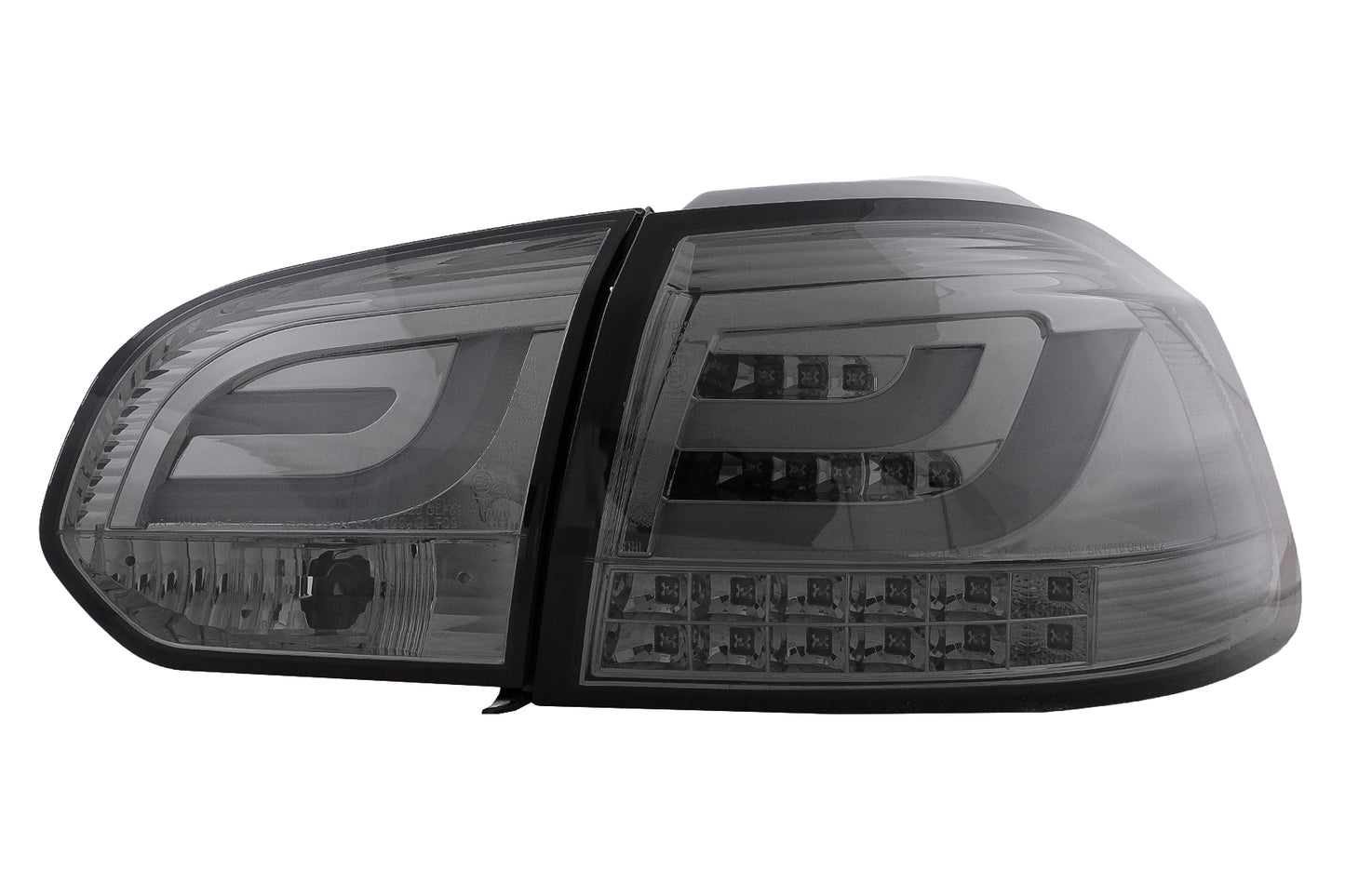 Rückleuchten Rücklichter LED für VW Golf 6 VI 2008-2013 Tube Lichtleiste Rauch Carpartstuning Austria