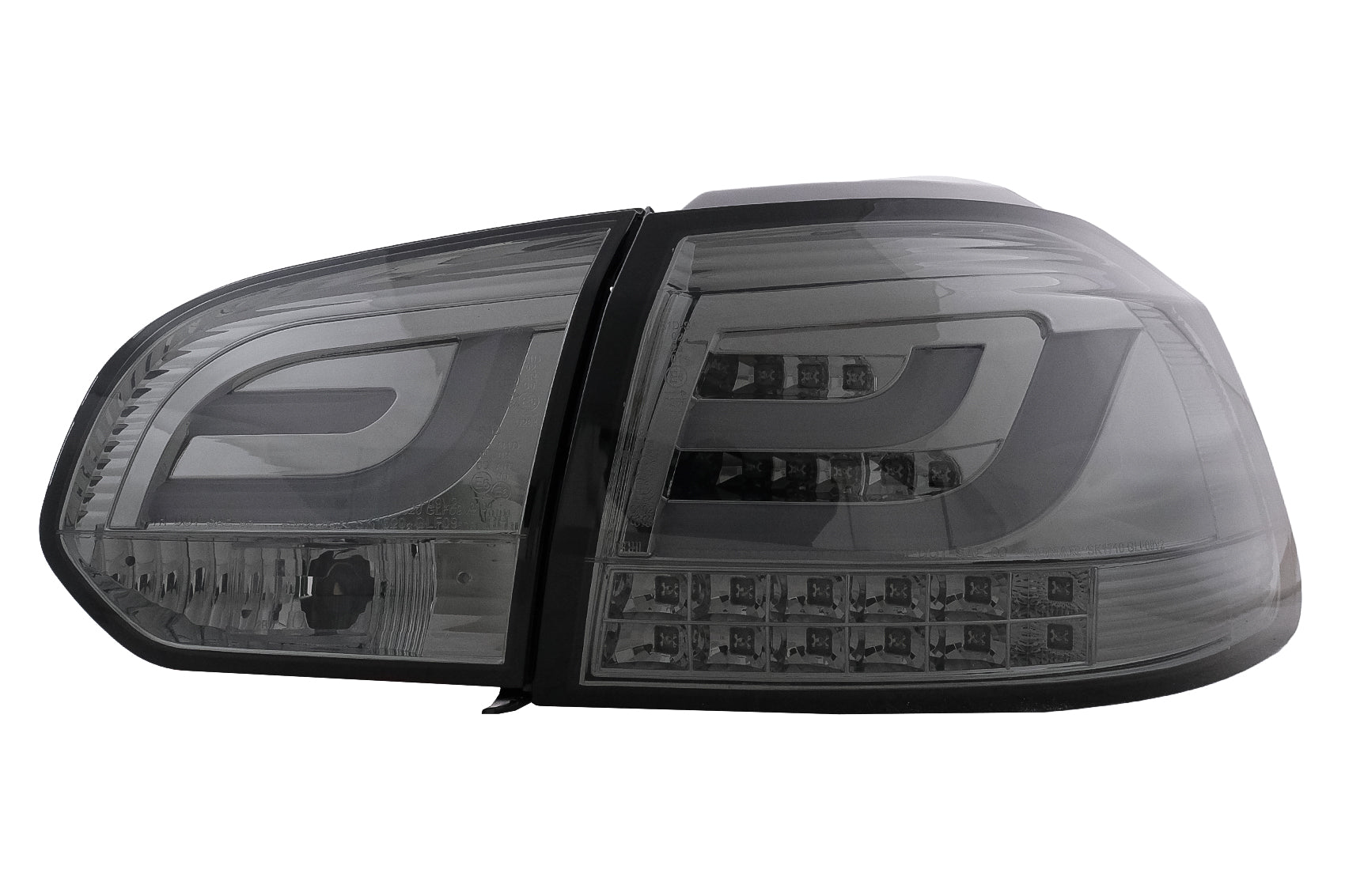 Rückleuchten Rücklichter LED für VW Golf 6 VI 2008-2013 Tube Lichtleiste Rauch Carpartstuning Austria