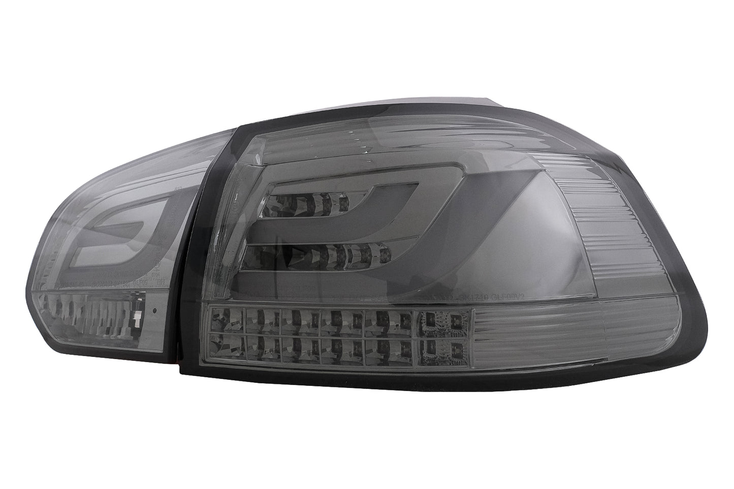 Rückleuchten Rücklichter LED für VW Golf 6 VI 2008-2013 Tube Lichtleiste Rauch Carpartstuning Austria