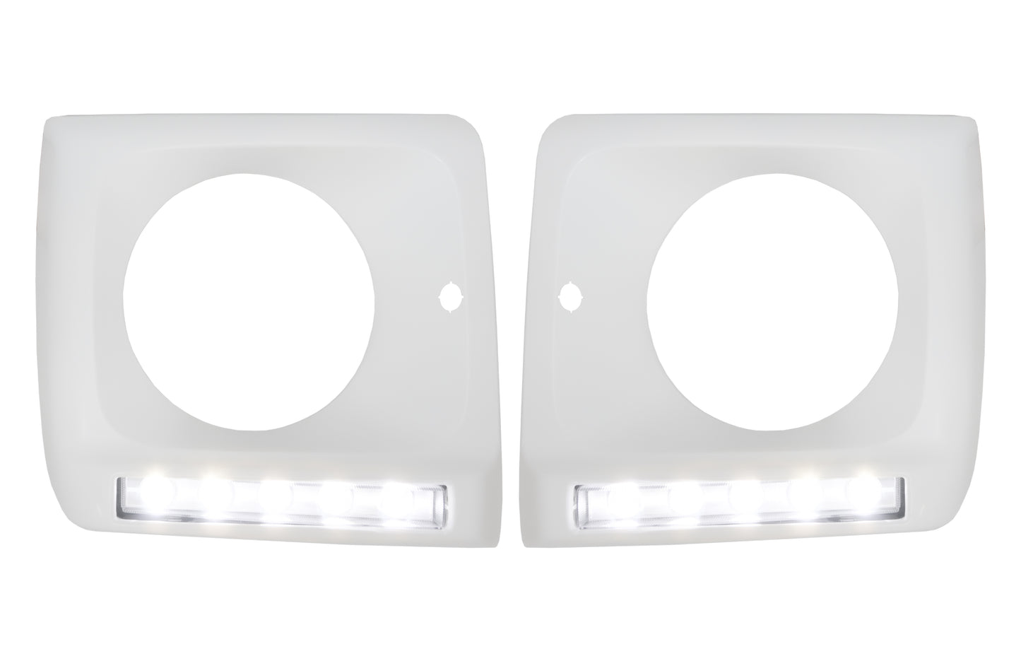 Scheinwerferblenden LED DRL für Mercedes G W463 1989-2012 Tagfahrlicht G65 Look CarPartsTuning