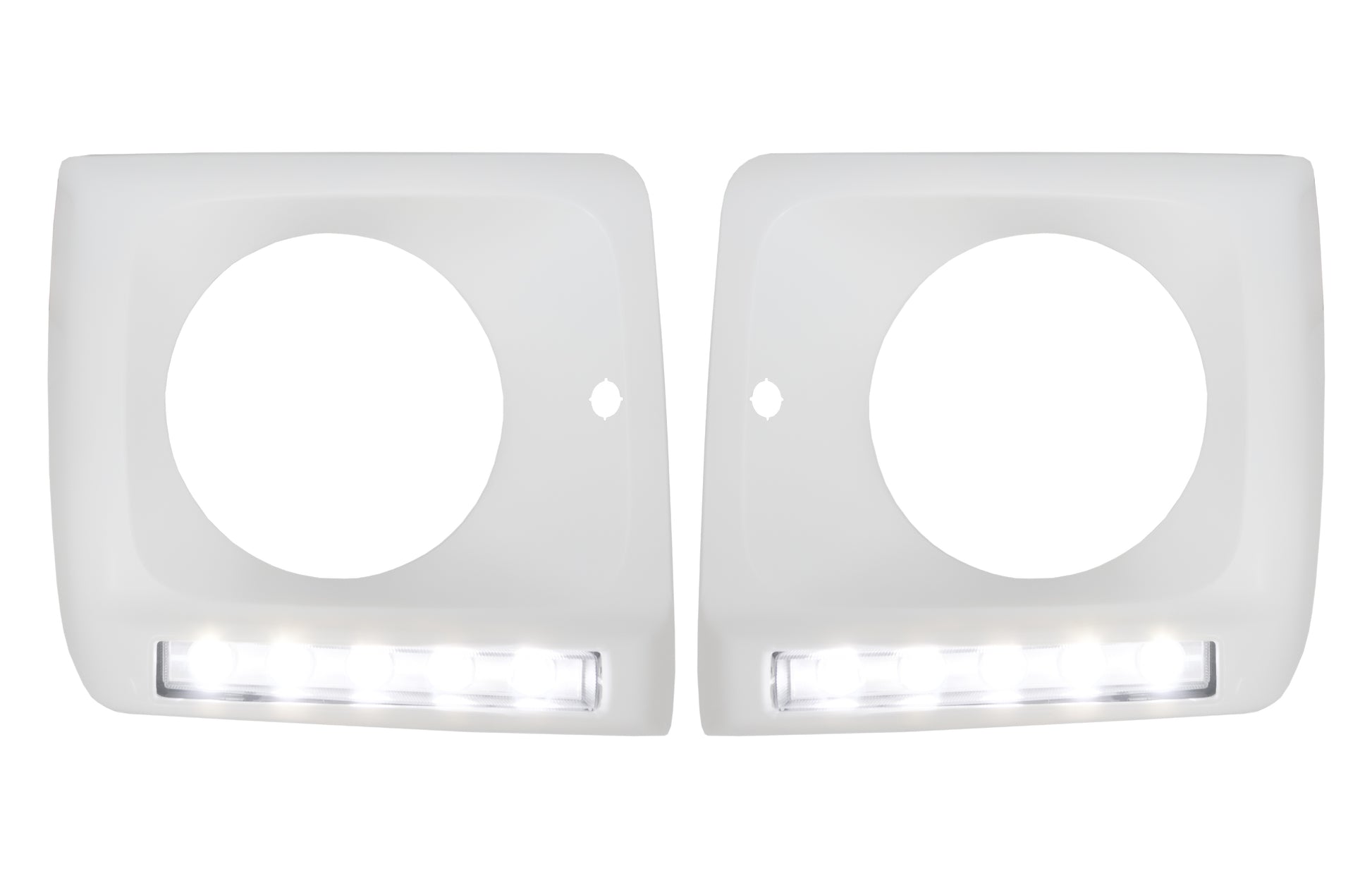 Scheinwerferblenden LED DRL für Mercedes G W463 1989-2012 Tagfahrlicht G65 Look CarPartsTuning