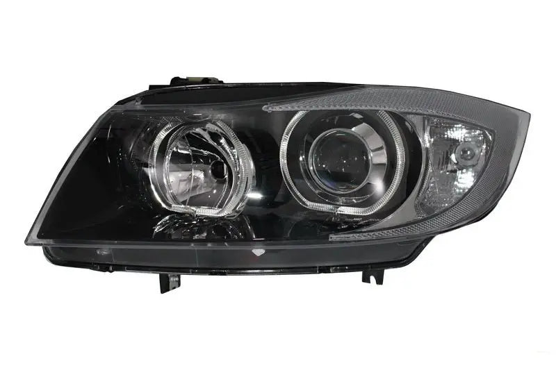 Angel Eyes Scheinwerfer Passend Für BMW 3er E90 Limousine E91 Touring (03.2005-2011) Schwarz KITT Specials