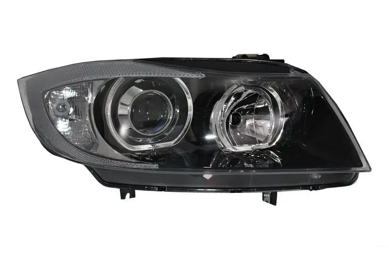 Angel Eyes Scheinwerfer Passend Für BMW 3er E90 Limousine E91 Touring (03.2005-2011) Schwarz KITT Specials