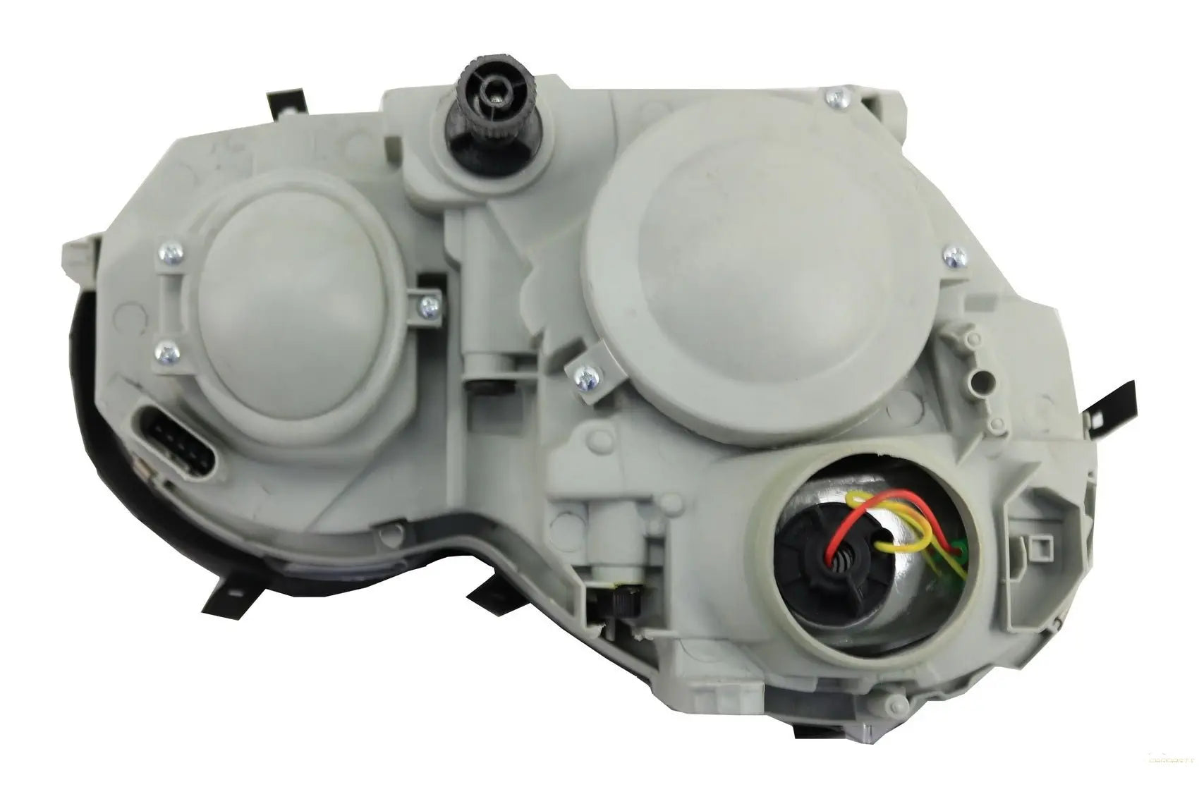 Angel Eyes Scheinwerfer Passend Für Mercedes C-Klasse W203 (2000-2007) Linke Seite Schwarz KITT