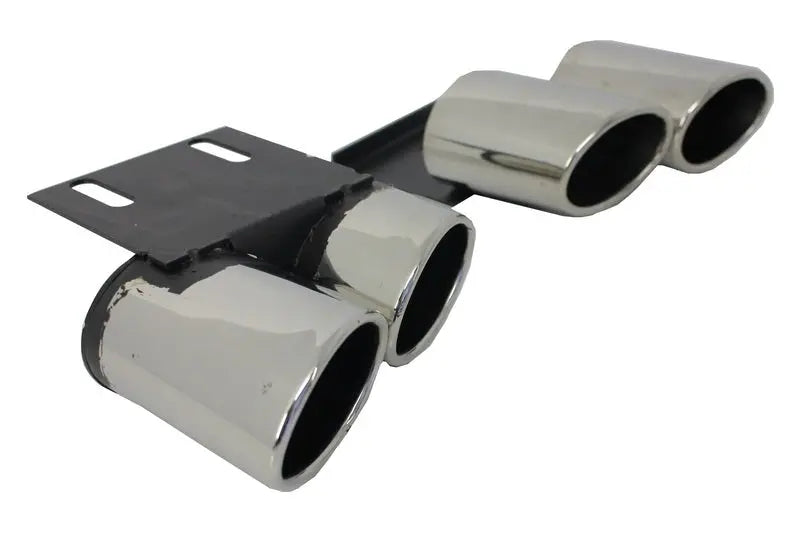 Auspuff Endrohre Passend Für Audi A3 8V Limousine Sportback Coupé (2012-2017) S3 Quad Design KITT