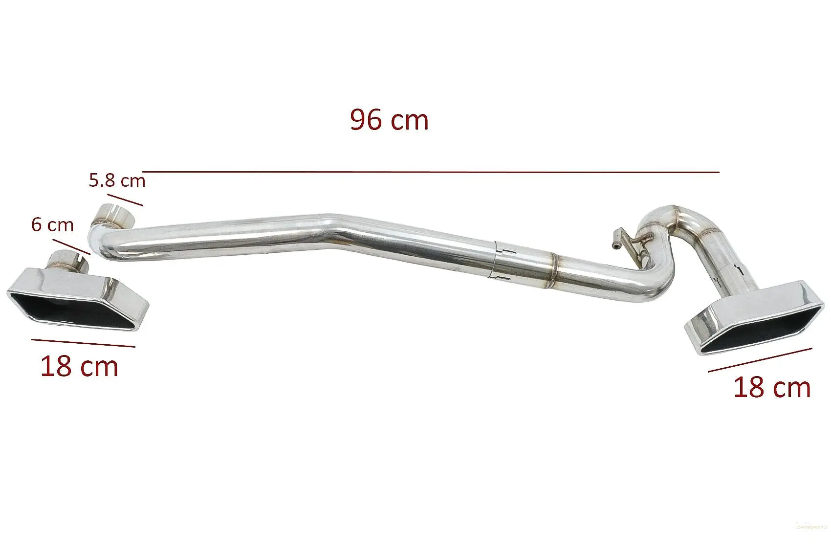 Auspuffanlage Passend Für BMW 5er F10 (2011-2017) Mit Eckigen Schalldämpferspitzen M550i M Look KITT Professional Exhaust Systems