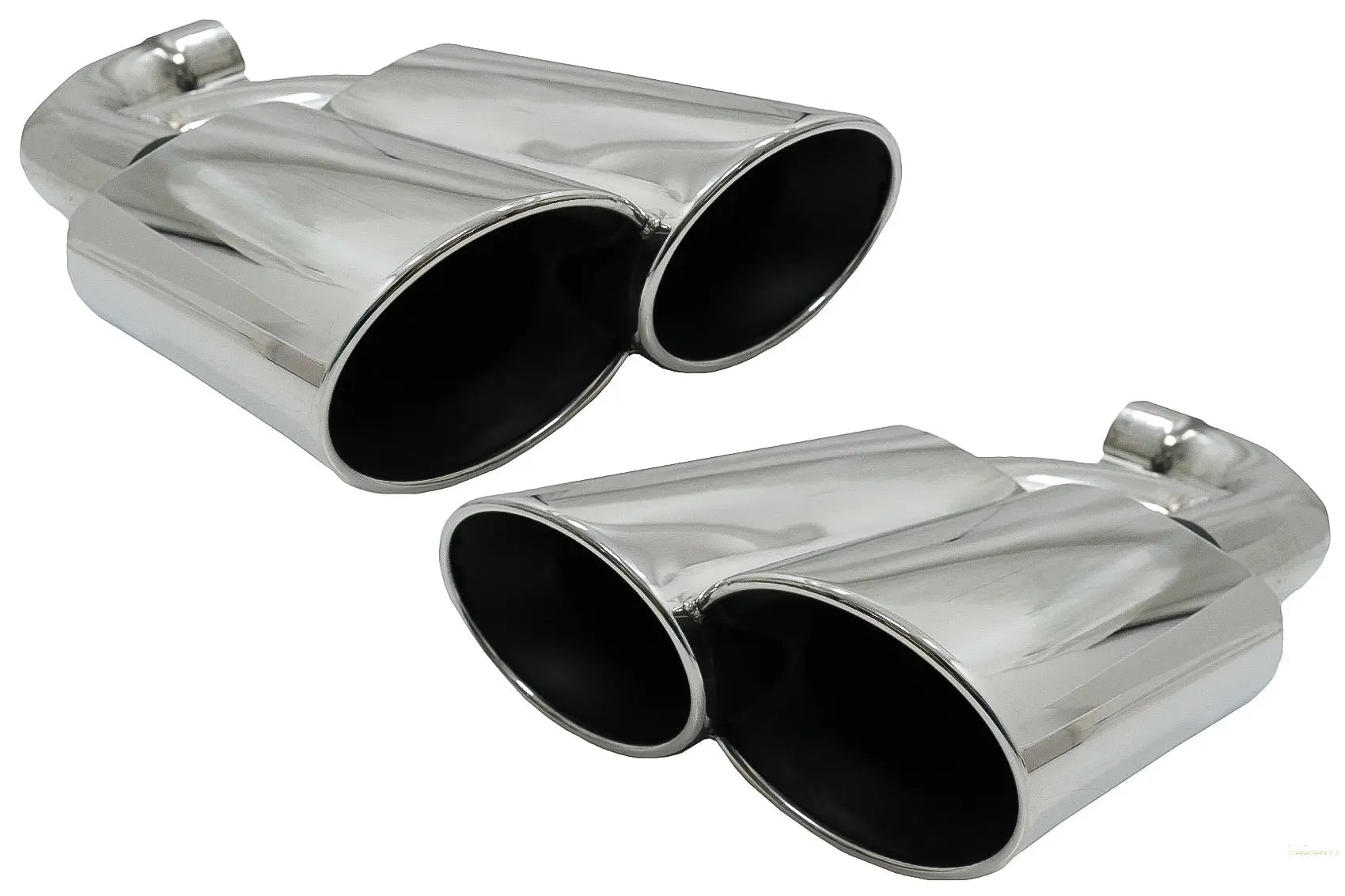 Auspuffblenden Passend Für Porsche Cayenne I Facelift SUV 9pa1 V8 (2007-2010) Chrom KITT Professional Exhaust Systems