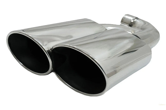 Auspuffblenden Passend Für Porsche Cayenne I Facelift SUV 9pa1 V8 (2007-2010) Chrom KITT Professional Exhaust Systems