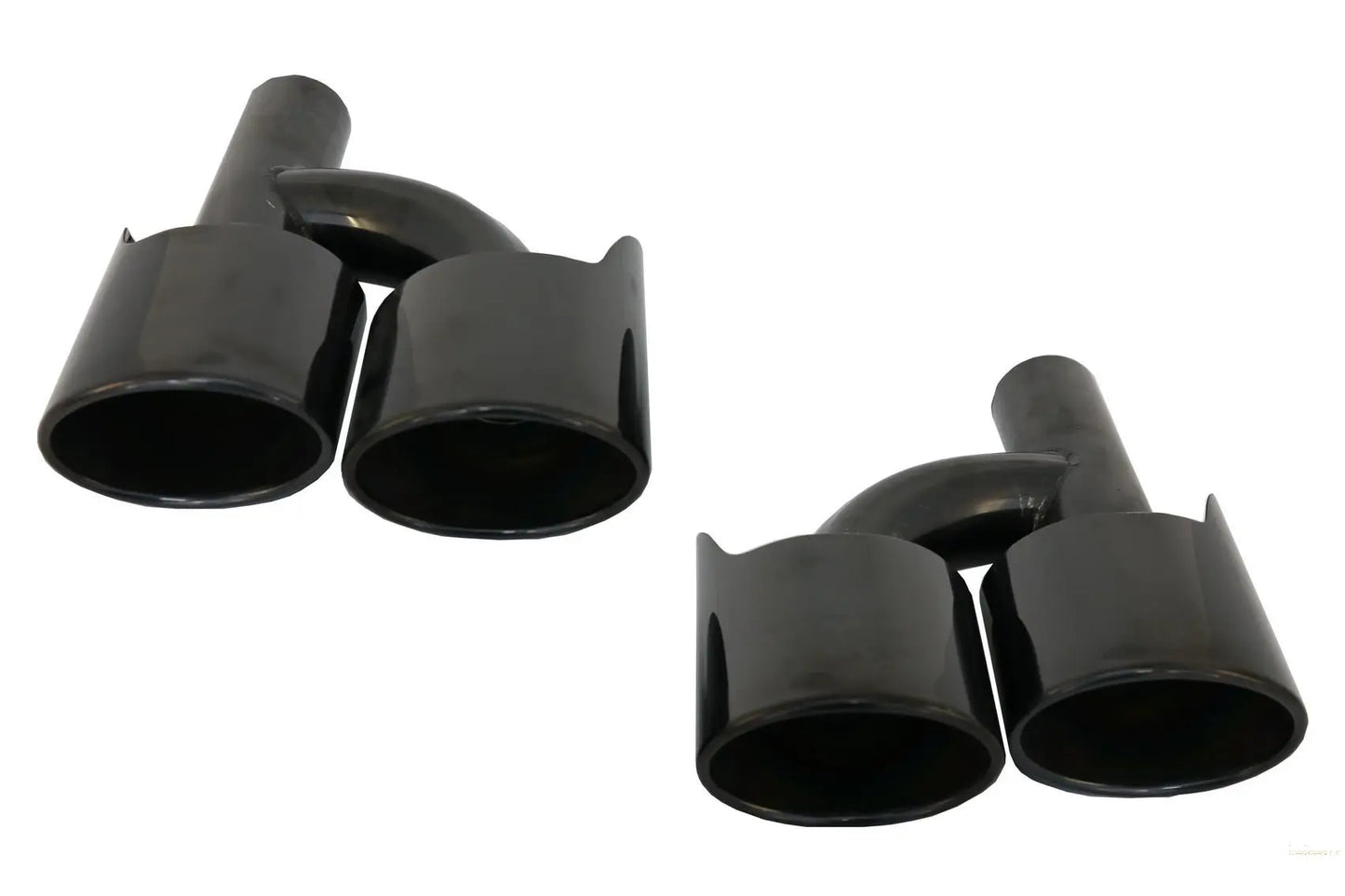 Auspuffblenden Schwarz Passend Für Mercedes C-Klasse E-Klasse S-Klasse CLS SL SLK W204 W211 W221 W219 E63 C63 Design KITT
