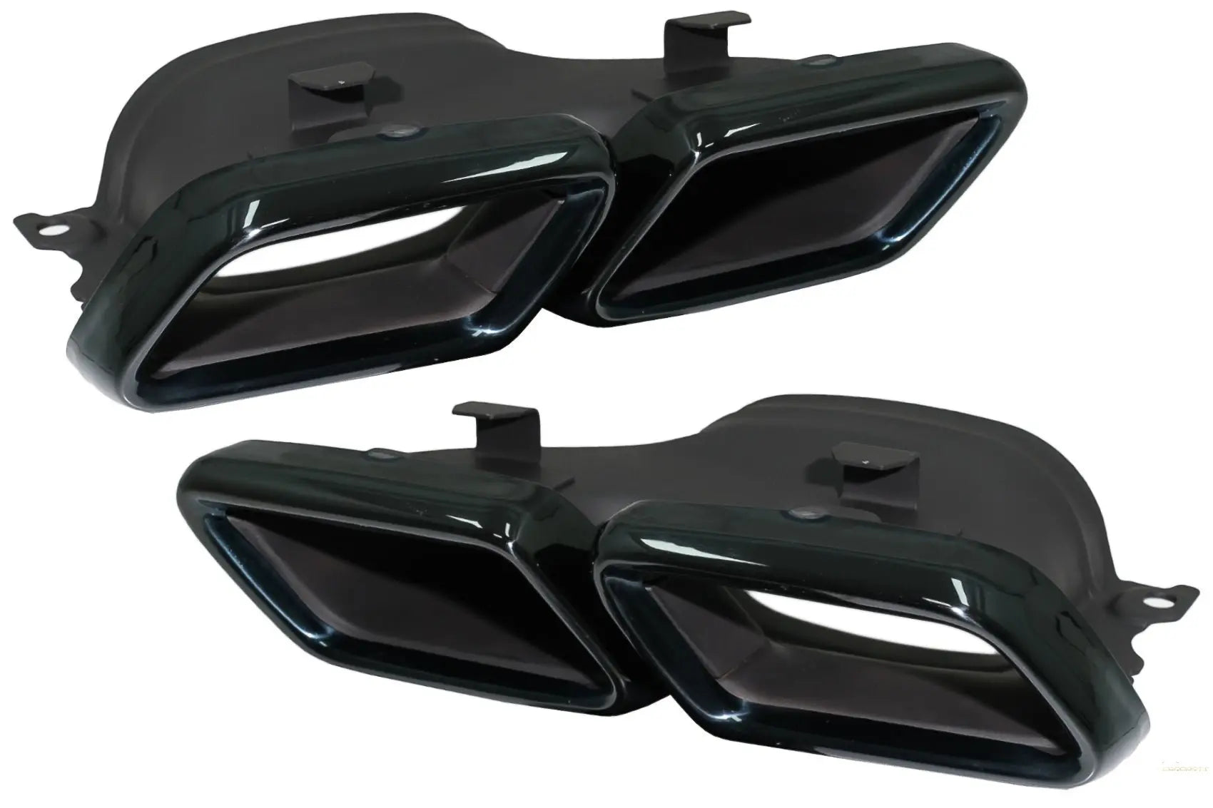 Auspuffendrohre Für Mercedes C-Klasse W205 S205 C205 A205 E-Klasse W213 S-Klasse W222 GLE C292 GLE W166 GLC W253 X253 C253 C217 Schwarzer Smaragd KITT