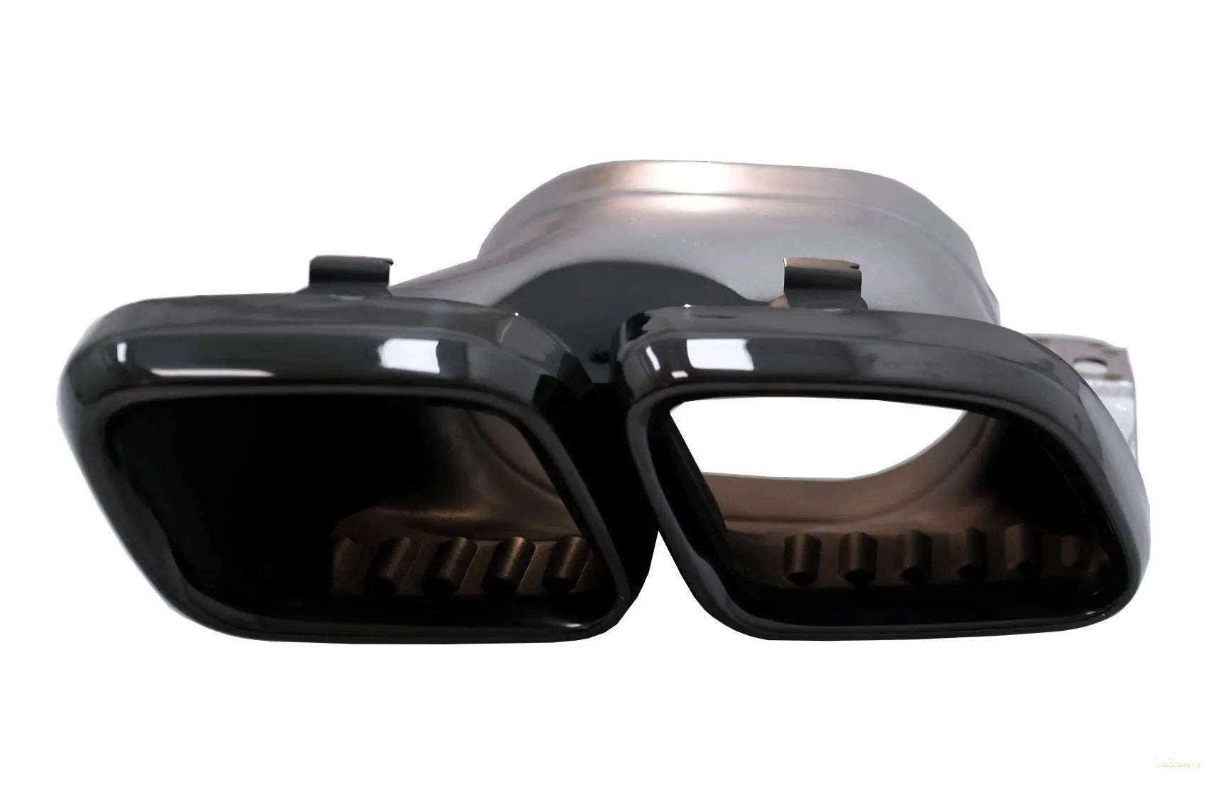 Auspuffendrohre Passend Für Mercedes C-Klasse W205 S205 C205 A205 C63 C63s Facelift (2019) Schwarz KITT