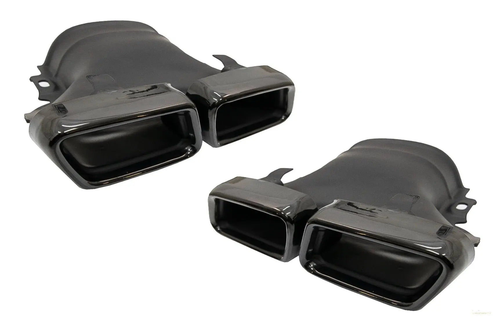 Auspuffendrohre Passend Für Mercedes E-Klasse W213 (2016-Up) E63 Design GLC SUV X253 GLC Coupé C253 (2015-2017) Schwarz KITT Professional Exhaust Systems