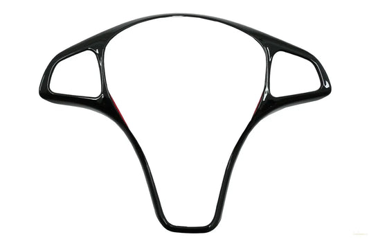 Auto-Lenkradknopf-Zierrahmenabdeckung Passend Für Mercedes C-Klasse W205 S205 (2014-2017) E-Klasse W213 (2016-2017) GLC-Klasse X253 Klavierschwarz KITT