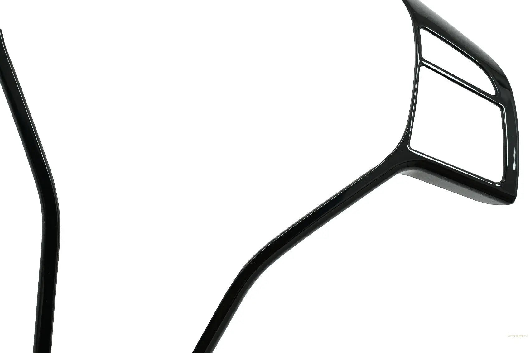 Auto-Lenkradknopf-Zierrahmenabdeckung Passend Für Mercedes W176 W246 W204 W117 W218 W212 X253 X204 X156 Klavierschwarz KITT